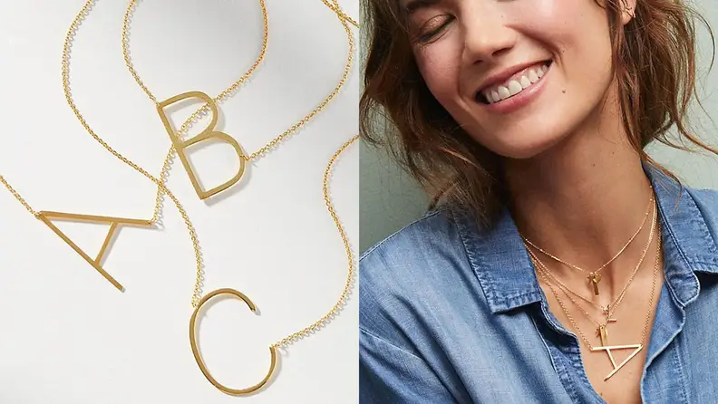 three love letter pendant necklaces