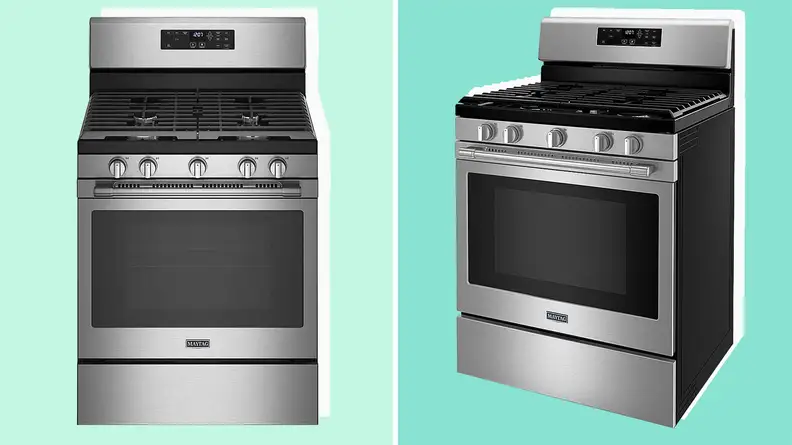 Top view of of Maytag MGR7700LZ Range.