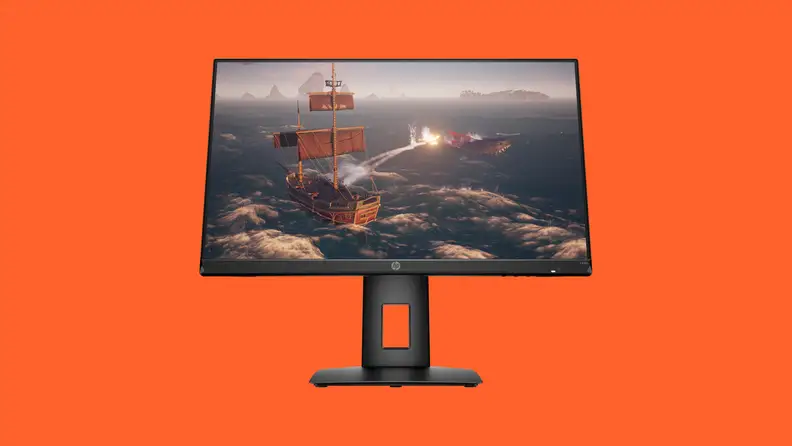 An image of an HP monitor