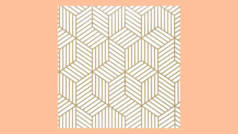 A roll of peel and stick wallpaper that can be hung on your dorm walls.