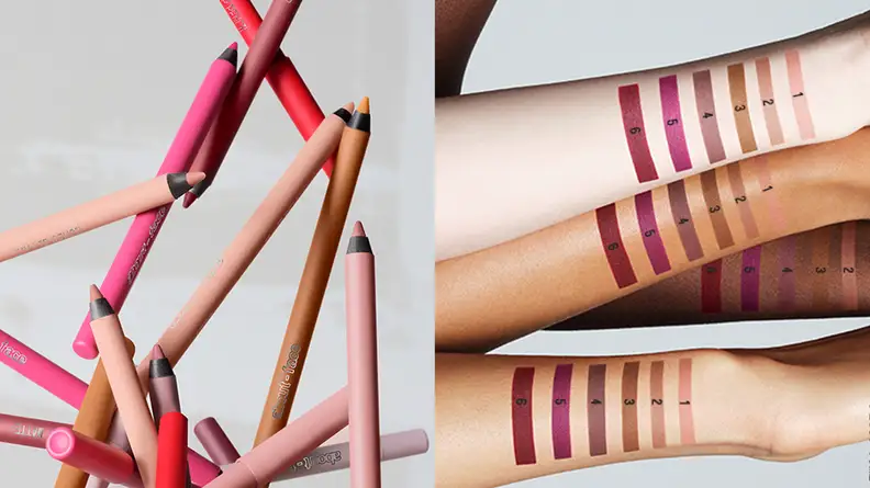 The Matte Fix Lip Pencil from Halsey's About-Face makeup line.