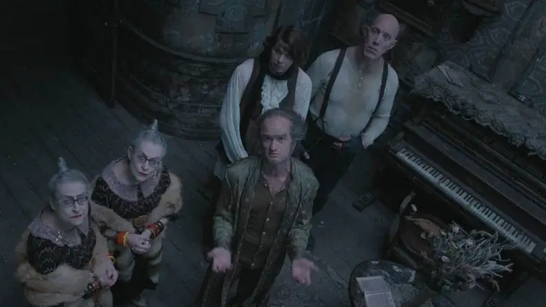 The cast of a Series of Unfortunate Events.