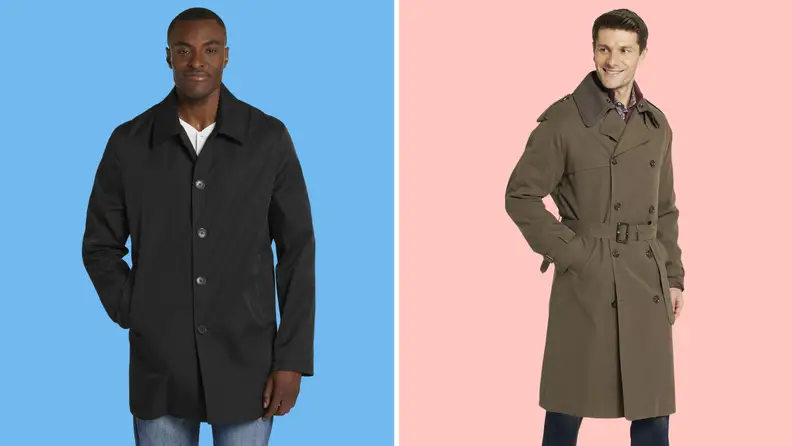 Mac coat and trench coat.