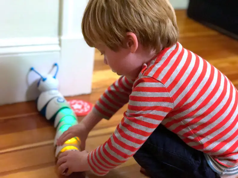 Playing with the Hasbro Think & Learn Code-a-Pillar