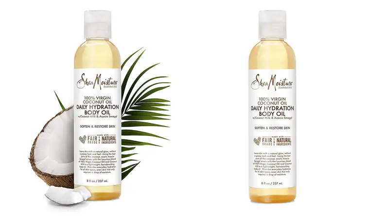 The SheaMoisture Daily Hydration Body Oil.