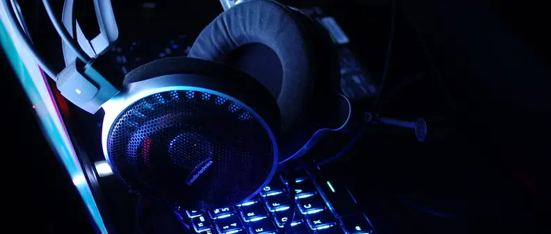 The Audio-Technica ATH-ADG1 headphones.