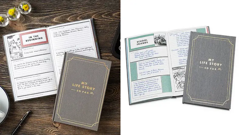 Life Story book available on Uncommon Goods