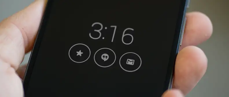 Active notifications on the Motorola Moto X (2014 edition)