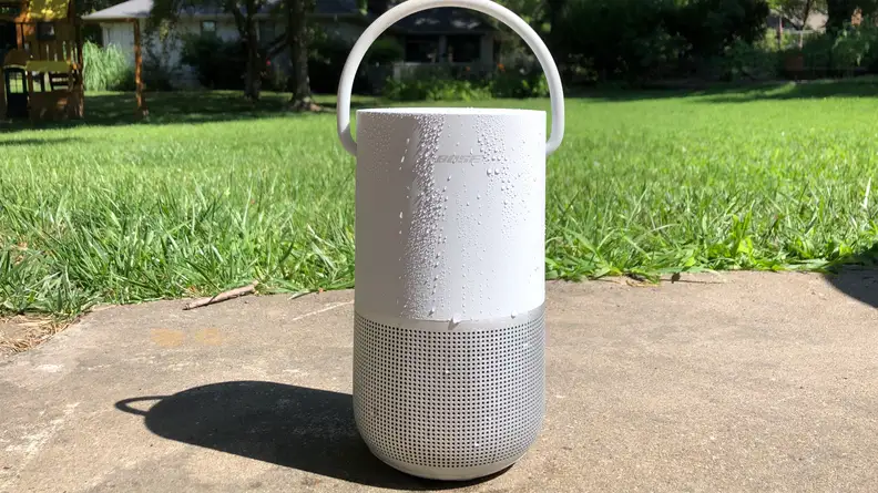 The Bose Portable Smart Speaker has Bluetooth, Alexa, and Google