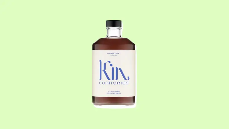 A bottle of Kin Euphorics Dream Light