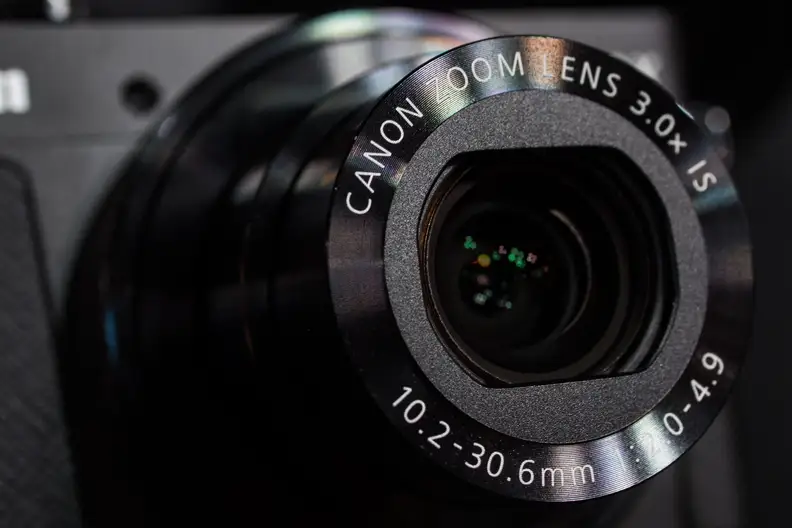 A photo of the Canon PowerShot G9X taken at PhotoPlus in New York City.