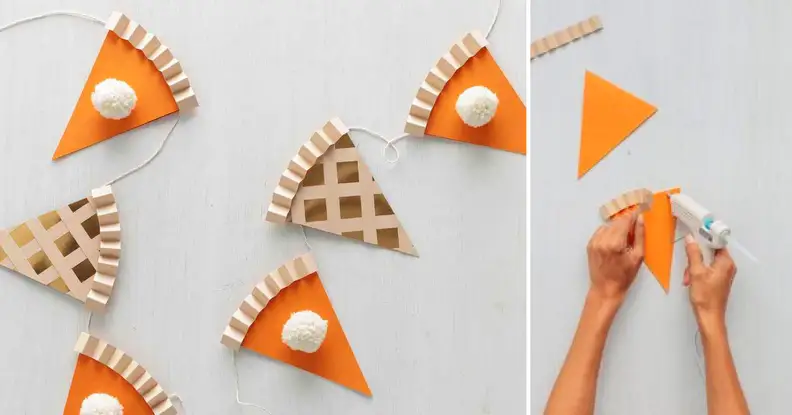 pumpkin pie garland