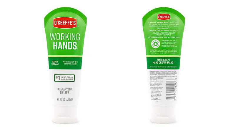 A photo of the O’Keeffe’s Working Hands Hand Cream.