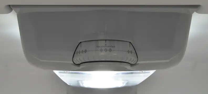 Don't trust the snowflakes... The Whirlpool WRT311FZDM runs a little warm, so be sure to turn it down in relation to the recommended setting.