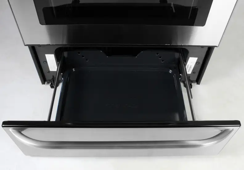 open broil drawer