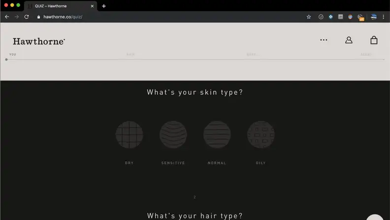 Hawthorne online quiz
