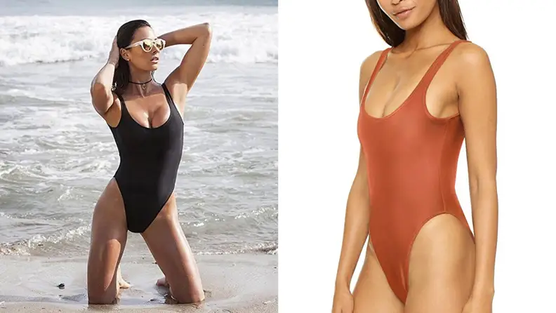 Dixperfect Women's Retro One Piece Swimwear