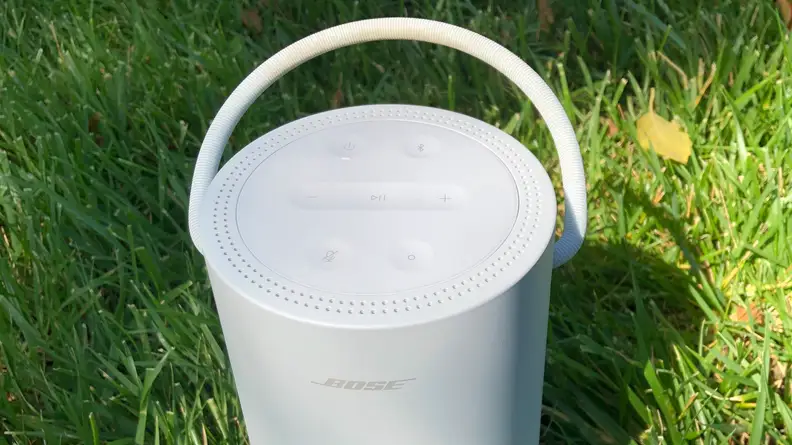 Bose Portable Smart Speaker top buttons