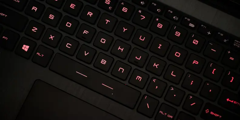 MSI GS40 Phantom Keyboard