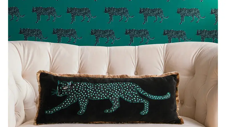 A luxe pillow from Target