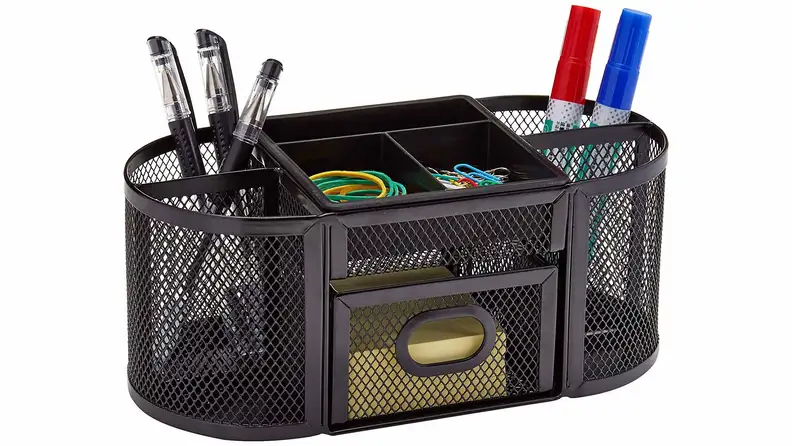 AmazonBasics Mesh Desktop Organizer
