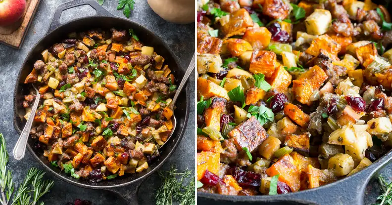 Gluten-free squash stuffing