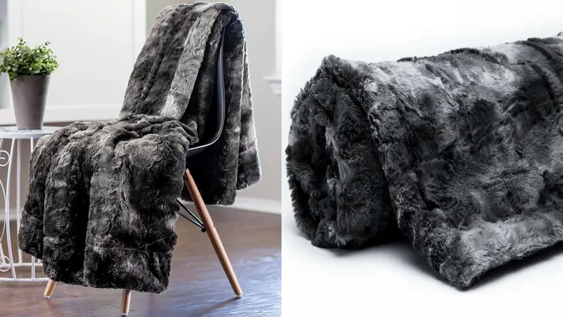 Chanasya Faux Fur Throw Blanket