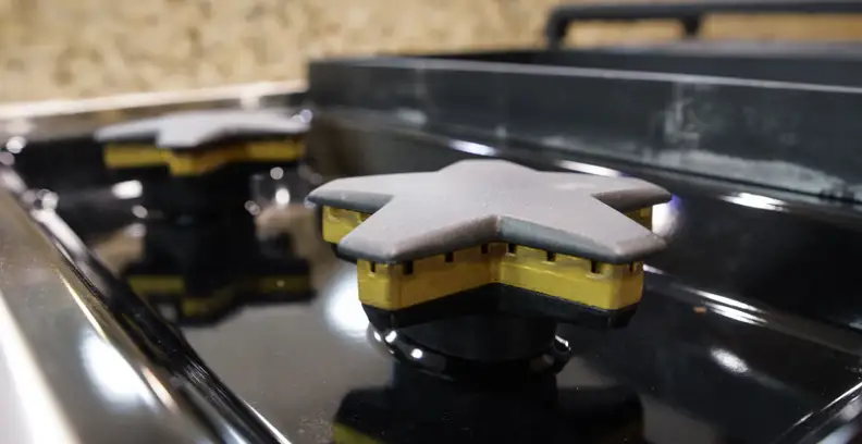 Thermador Star Shaped Burners Close Up