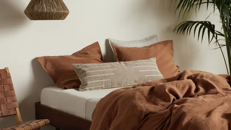 Earthy tones are incredibly calm and inviting.