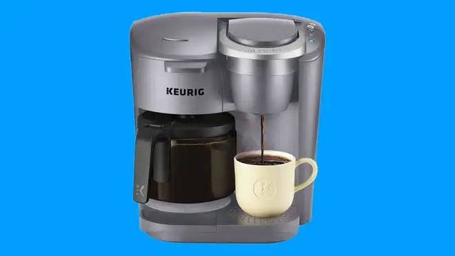 Keurig single coffee maker machine.