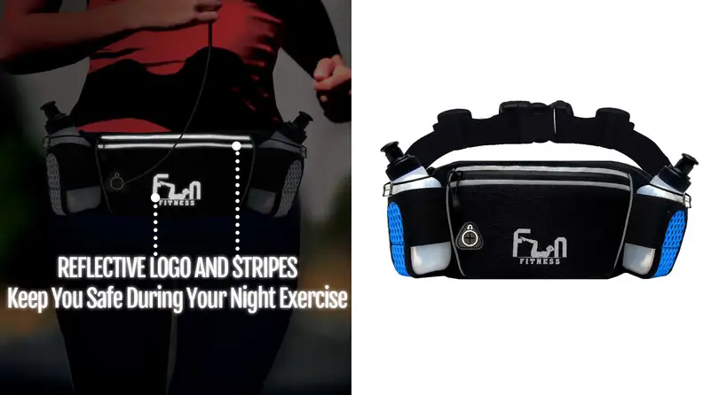 A picture of a fanny pack / hydration belt