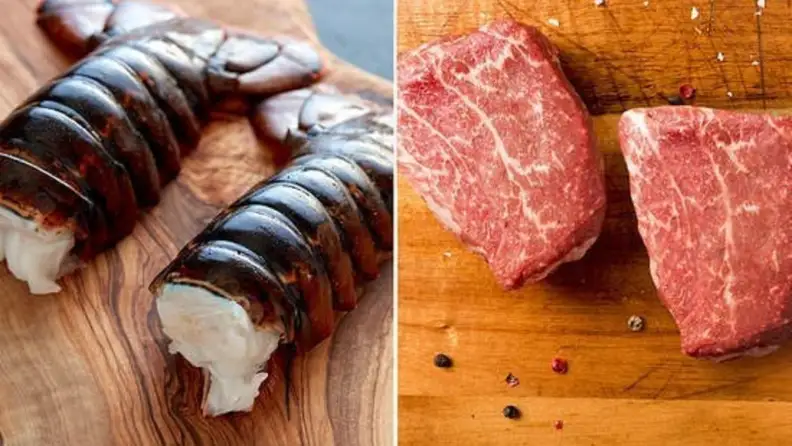 Lobster and Steak from Crowd Cow