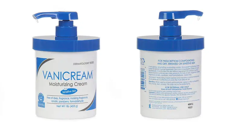 A photo of the Vanicream Moisturizing Cream.