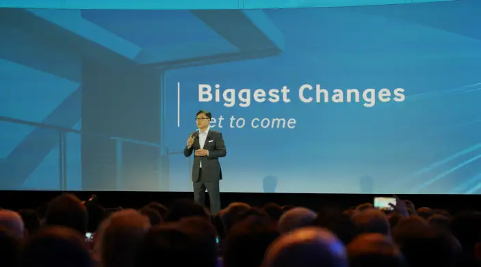 Panasonic's lineup of washing machines.