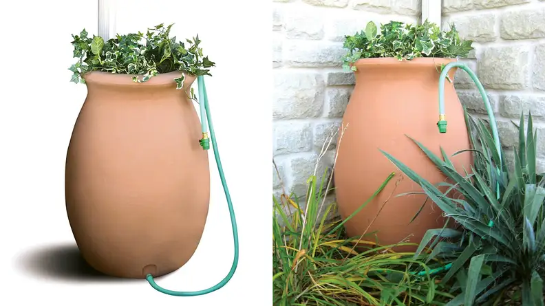 Algreen Rain Barrel Planter