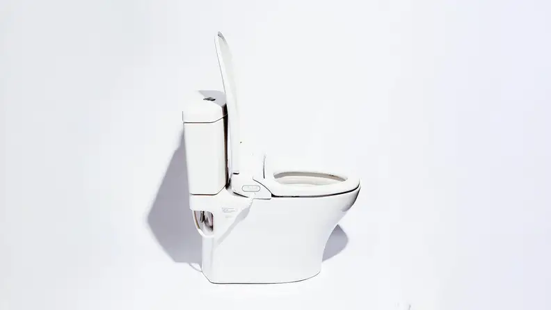 toilet with bidet attachment
