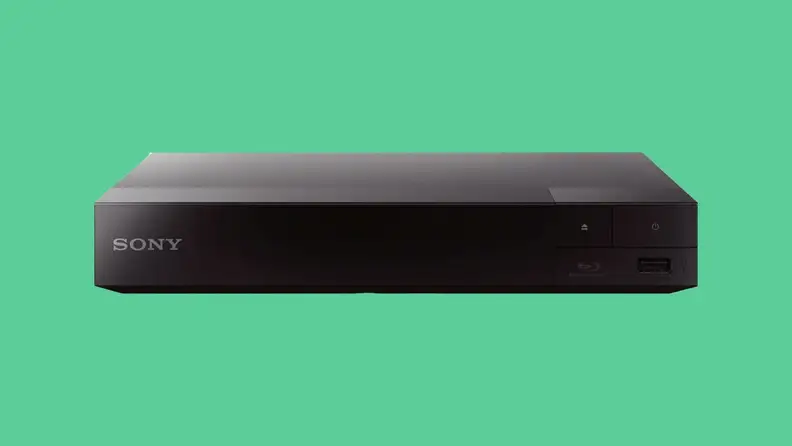 Close up of a Sony soundbar.