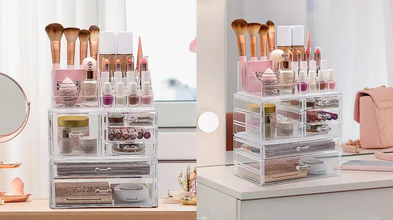The Sorbus Makeup and Jewelry 6-Drawer Display Case Organizer.