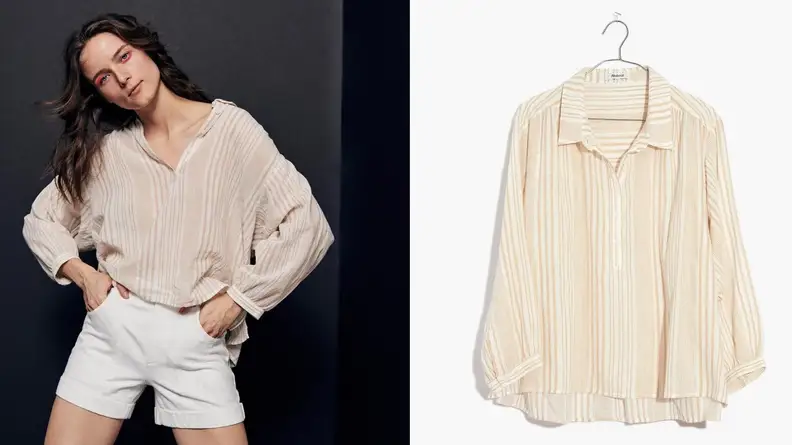 Madewell popover top