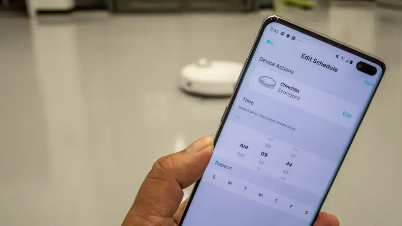 The Eufy L70 app allows you to schedule cleans, designate zones it will stay within, and how many times the robot will go over an area.