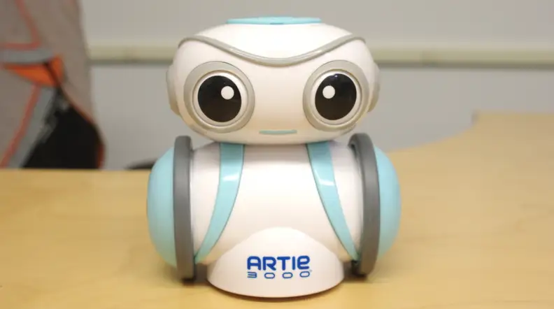 Artie 3000 is a robot who, with the right code, can draw almost anything!