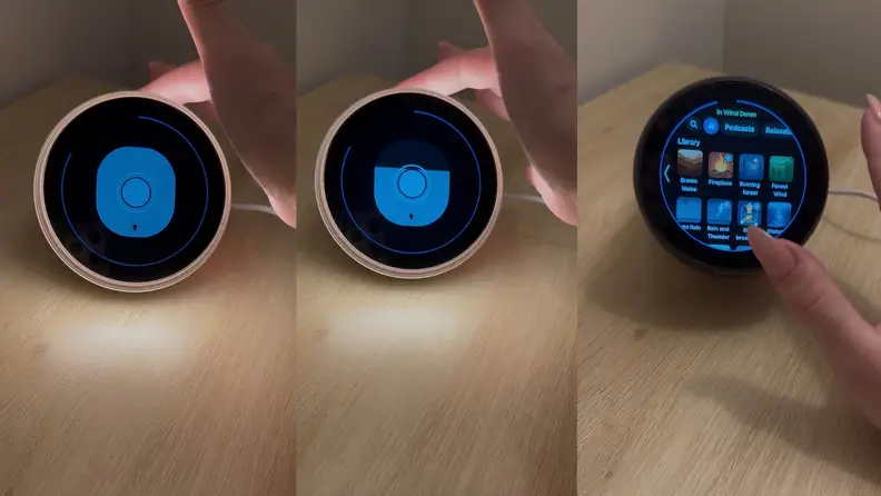 Dreamie smart alarm clock light feature and sound library