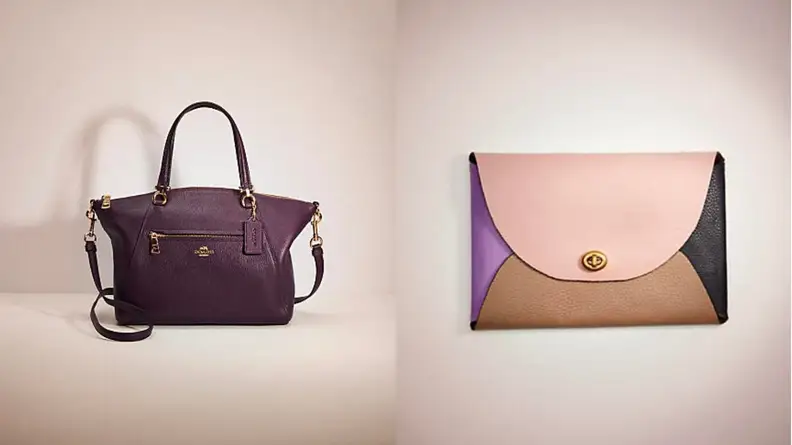 Bags restored by Coach.