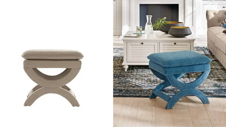 Home Depot stool on floor