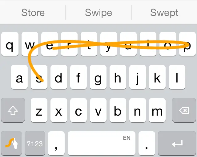 Swype keyboard