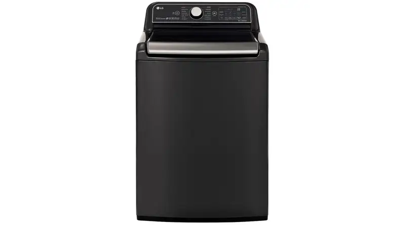 The LG WT7900HBA top-load washing machine on a white background.