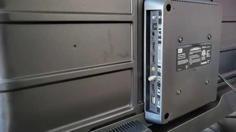 The rear panel of the 3-Series, showing off its connectivity ports