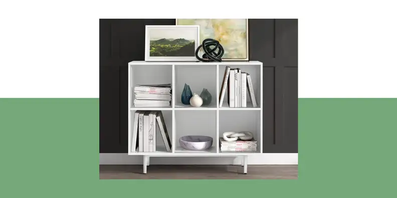 Image of a set of white storage cubes from Wayfair.