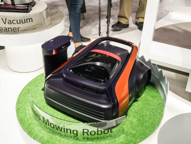 LG transformed its expertise in robot vacuums into making an automated lawnmower.
