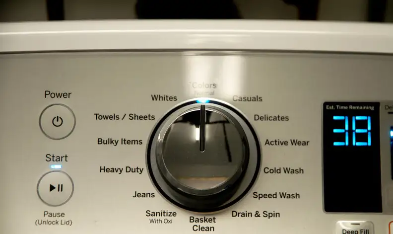 Use the right wash cycle